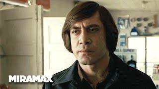 No Country for Old Men  Coin Toss HD  Javier Bardem  MIRAMAX [upl. by Avehstab]