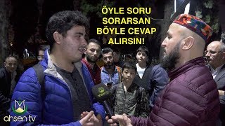 Ahsen Tv Muhabiri Sonunda Sert Kayaya Çattı Karşısında Konuşamadı [upl. by Schmitt]