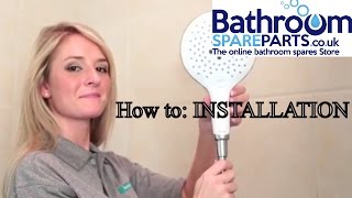 How to Install Raindance Select 150 Handshower [upl. by Namielus]