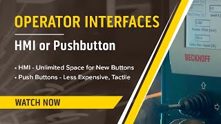 Operator Interfaces HMI or Pushbutton Guided Explainer amp Demonstration [upl. by Alema]