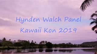 THE CUTEST PERSON EVARR  Hynden Walch Panel  Kawaii Kon 2019 [upl. by Leanne]