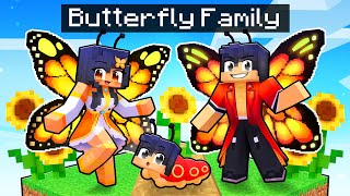 Having a BUTTERFLY FAMILY in Minecraft [upl. by Micah361]