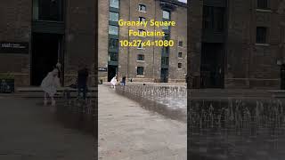 Granary Square Fountains [upl. by Bellanca201]