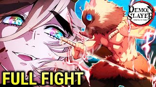 Inosuke Kanao amp Shinobu vs Doma FULL CINEMATIC FIGHT Demon Slayer [upl. by Atsyrk]