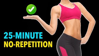 NoRepetition Circuit Workout for a 25Minute Full Body Burn [upl. by Brett623]