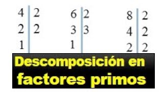 Descomposicion de factores primos para niños [upl. by Assital]