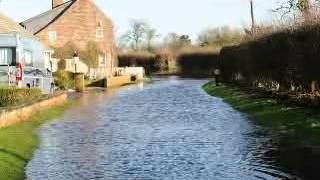 Flooding in Lockington East Yorkshire after snow thaws [upl. by Eerok]