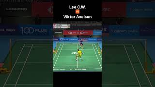 🔥 Lee Chong Wei vs Viktor Axelsen Badminton Legends Collide 🏸 badminton badmintonplayer sport [upl. by Ettelracs]