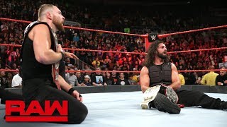 McIntyre amp Ziggler vs Rollins amp Ambrose  Raw Tag Team Championship Match Raw Oct 22 2018 [upl. by Tena]