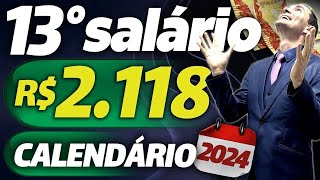 SAIU no DIÁRIO OFICIAL 13 salario dos aposentados ADIANTADO 2024  VEJA as DATAS e VALORES [upl. by Yvel]