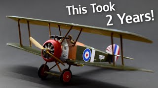 The Revell Sopwith F1 Camel took me TWO years to build Build amp Review [upl. by Eibmab]