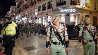 Cristo de Mena Legión española Semana Santa Málaga 2019 [upl. by Rettig964]