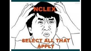 How to Answer SATA Select All That Apply NCLEX Questions [upl. by Aksoyn694]