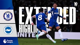 Chelsea 32 Brighton  Highlights  EXTENDED  Premier League 202324 [upl. by Karlotta832]