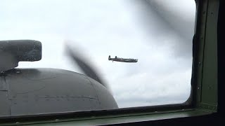 Lancaster Bomber takes to the skies on Remembrance Day in Hamilton [upl. by Trik]