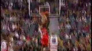 Jason Richardson Dunks on Rasho Nesterovic [upl. by Sirrah]