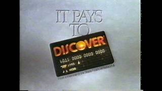 Discover Card commercial 1991 [upl. by Philine]