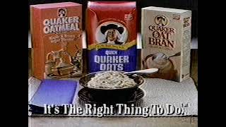 Wilford Brimley Family Quaker Oatmeal Commercial 1992 [upl. by Dusza]