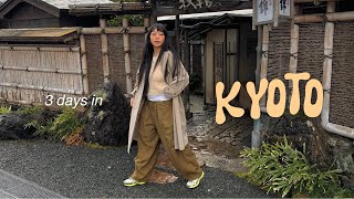 japan vlog  what i ate shopping and exploring kyoto [upl. by Anaillil]