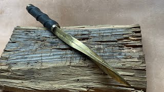 Making a real forbidden Archangel Blade from Supernatural Spiral Dagger [upl. by Edny381]