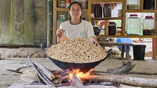 Harvesting amp Processing Peanuts Goes to market sell  Pregnant womans life on the farm  Lý Thị ca [upl. by Noillid164]