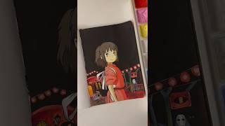 Spirited Away 🪄🧚‍♀️✨🍀🎏 art gouache aesthetic painting gouachepaint spiritedaway [upl. by Yornoc993]