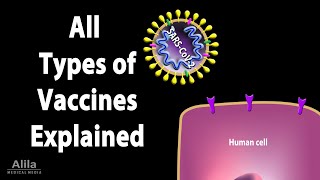 All Types of Vaccines How They Work Animation [upl. by Odranar280]