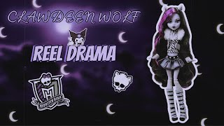 Monster High  Clawdeen Wolf Reel Drama Doll Review  Unboxing 💜🐺 [upl. by Arlyn]