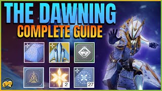 Destiny 2  The Dawning  How to get Essence of Dawning  Dawning Spirit amp more [upl. by Anomar]