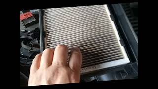 How to Change a Mercedes GLC 300 Cabin Intake Air Filter [upl. by Akcired]