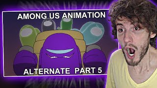 Among Us Animation Alternate Part 5  Space  Rodamrix  React [upl. by Annalise]