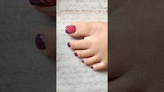 Best Foot nail art for beginners naildesigns foot toenailart art nailart footnailart [upl. by Enos]