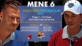 MASTERS DE PÉTANQUE 2024  Mène 6  Étape 1  Madagascar VS France [upl. by Puttergill]