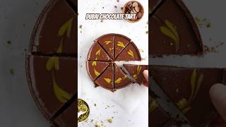 Tarte chocolat pistache dubaichocolate dessert recette [upl. by Parhe]