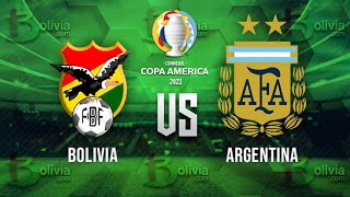 BOLIVIA VS ARGENTINA EN VIVO 🔴 [upl. by Atiroc961]