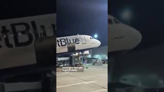 JetBlue plane tips backwards during sudden shift in weight [upl. by Snook206]