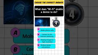 What Does WiFi enable a Device to Do  Tech Quiz  InfuseSmart quiz wifi shorts [upl. by Darci]