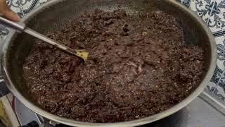 CARA MASAK SAMBAL HITAM BELIMBING BULUH versi Original Kuala Lipis [upl. by Nairbal]