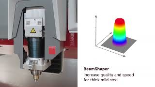 Bystronic Fiber Laser Smart Features  BeamShaper [upl. by Monroe]