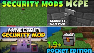 How To Download Security Mod Minecraft Pe  Security Craft Mods Pe  Camera Mod Minecraft 19 MCPE [upl. by Akiehsat]