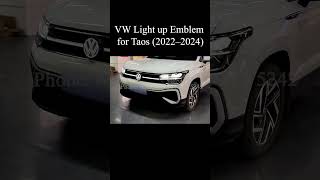 Transform Your Taos with a Light up VW Emblem 2022–2024 [upl. by Petronella871]