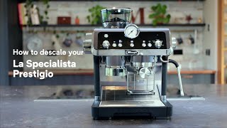 How to descale your DeLonghi La Specialista Prestigio [upl. by Nwahsear]