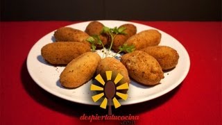 Cómo preparar Croquetas de Roquefort y Cebolla [upl. by Ecnarretal853]