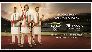 Tasva  The Official Ceremonial Dress Partner for Team India  Paris Olympics 2024 [upl. by Fitton]