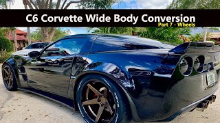 C6 Corvette Widebody Part 7  Ferrada FR3 Wheels and Toyo R888R Tires [upl. by Ainotal]