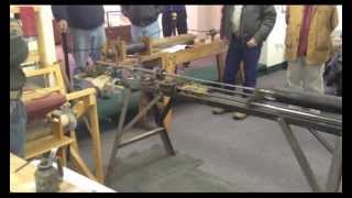 Rifling Machine Demonstration [upl. by Acirehs]