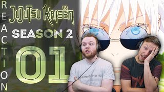 SOS Bros React  Jujutsu Kaisen Season 2 Episode 1  Hidden Inventory [upl. by Esylle42]