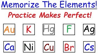 How To Memorize The Periodic Table Through Practice [upl. by Newg]