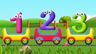 Numbers Song for Children  Learn to Count with Numbers Train [upl. by Sperling]