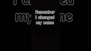 Changed name [upl. by Aihpled]